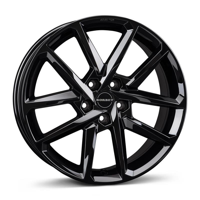 Borbet N black glossy 7.5xR17 5×108 ET42 72.5