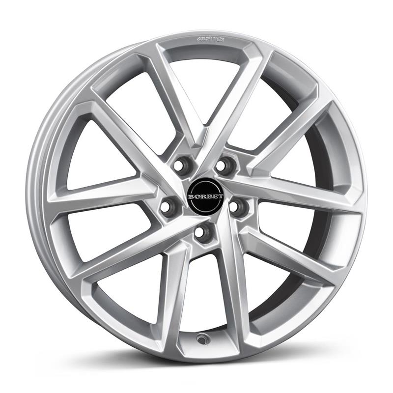 Borbet N Crystal Silver 7.5xR17 5×108 ET42 72.5